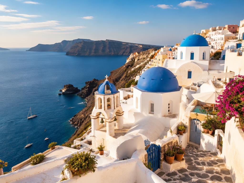 Mediterranean scenery (illustrative)