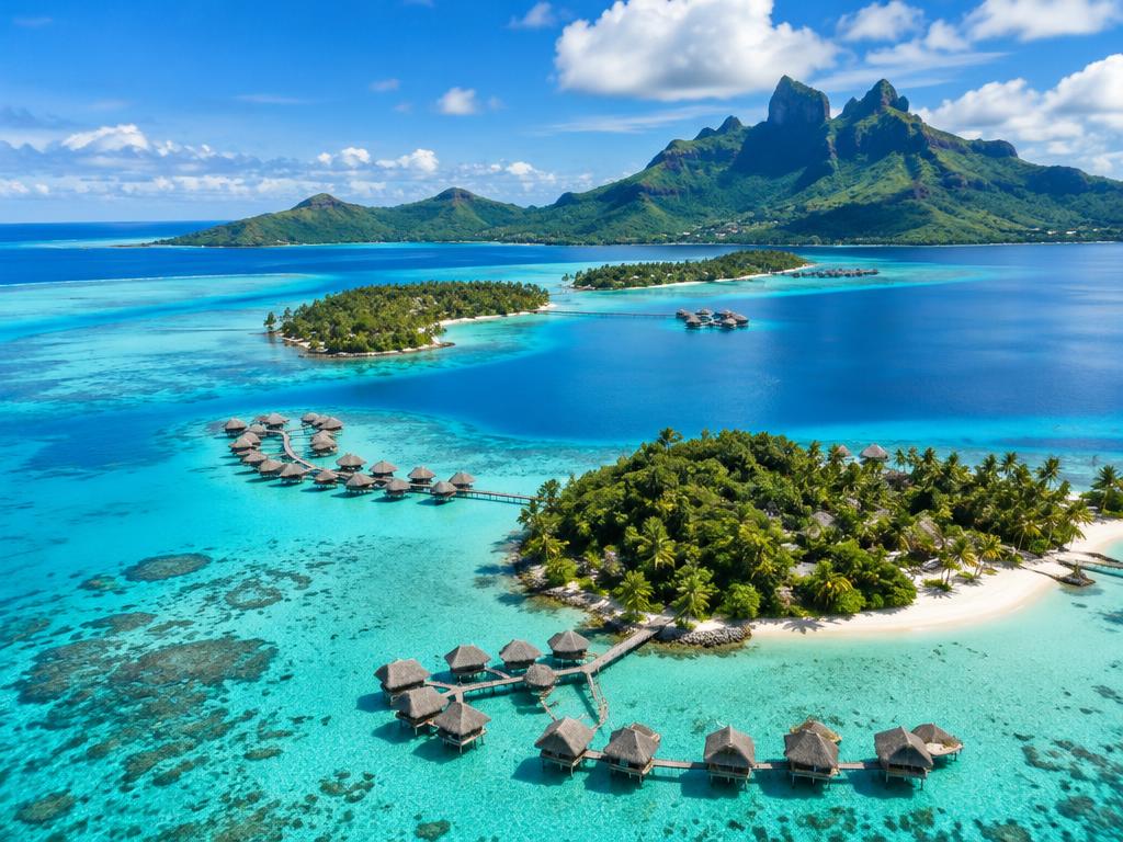 South Pacific scenery (illustrative)